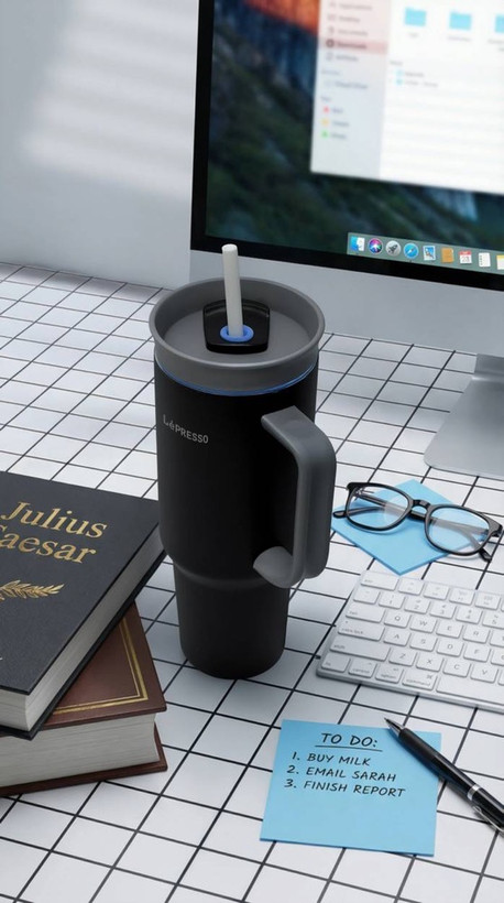 ماگ مسافرتی و عایقدار برند LePRESSO مدل QuirkSip Insulated Tumbler (با کد محصول LPCFFQS0061) ضمانت سلامت گارانتی تست و مرجوعی در صورت ایراد ارسال فوری