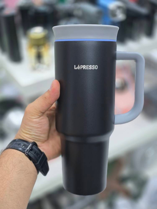 ماگ مسافرتی و عایقدار برند LePRESSO مدل QuirkSip Insulated Tumbler (با کد محصول LPCFFQS0061) ضمانت سلامت گارانتی تست و مرجوعی در صورت ایراد ارسال فوری