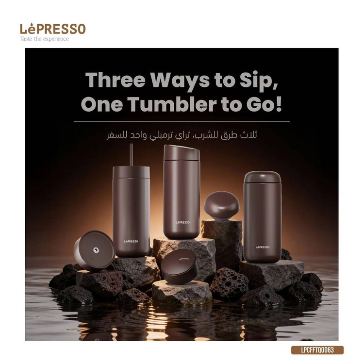 تراول ماگ (فلاسک) ۳ کاره LePRESSO مدل TripleQuench (Trio Tumbler) ضمانت سلامت گارانتی تست و مرجوعی در صورت ایراد ارسال فوری