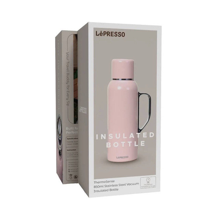 فلاسک یا بطری عایق حرارتی (Insulated Bottle) از برند LePRESSO مدل ThermoSense ضمانت سلامت گارانتی تست و مرجوعی در صورت ایراد ارسال فوری