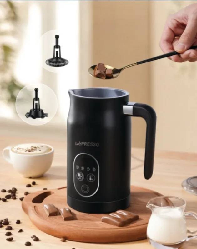 کفساز شیر ۴ کاره (4-in-1 Milk Frother) از برند LėPRESSO با مدل LP027 : LPCFFM0027 ضمانت سلامت گارانتی تست و مرجوعی در صورت ایراد ارسال فوری