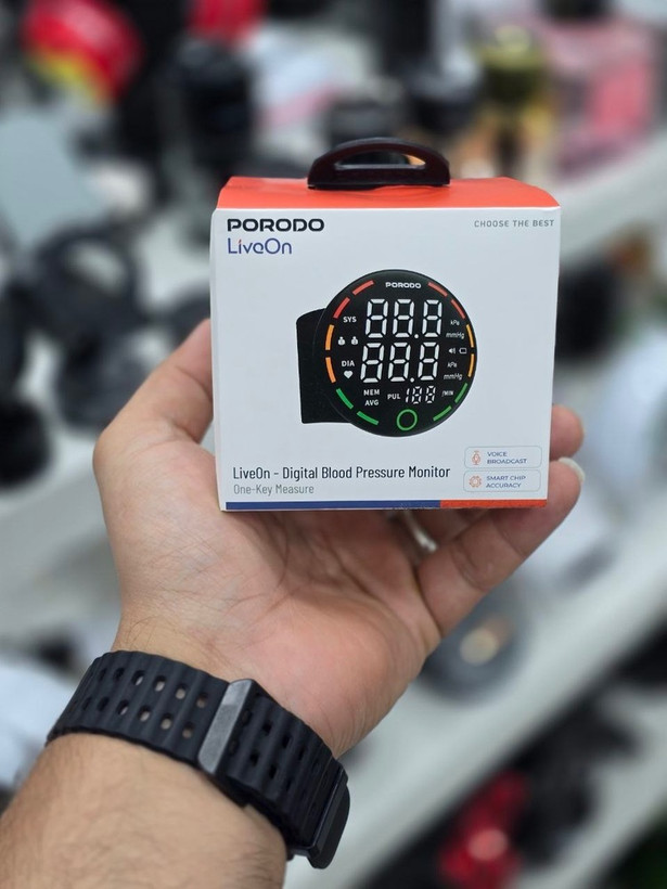 فشارسنج دیجیتالی مچی Porodo LiveOn ضمانت سلامت گارانتی تست ومرجوعی در صورت ایراد ارسال فوری