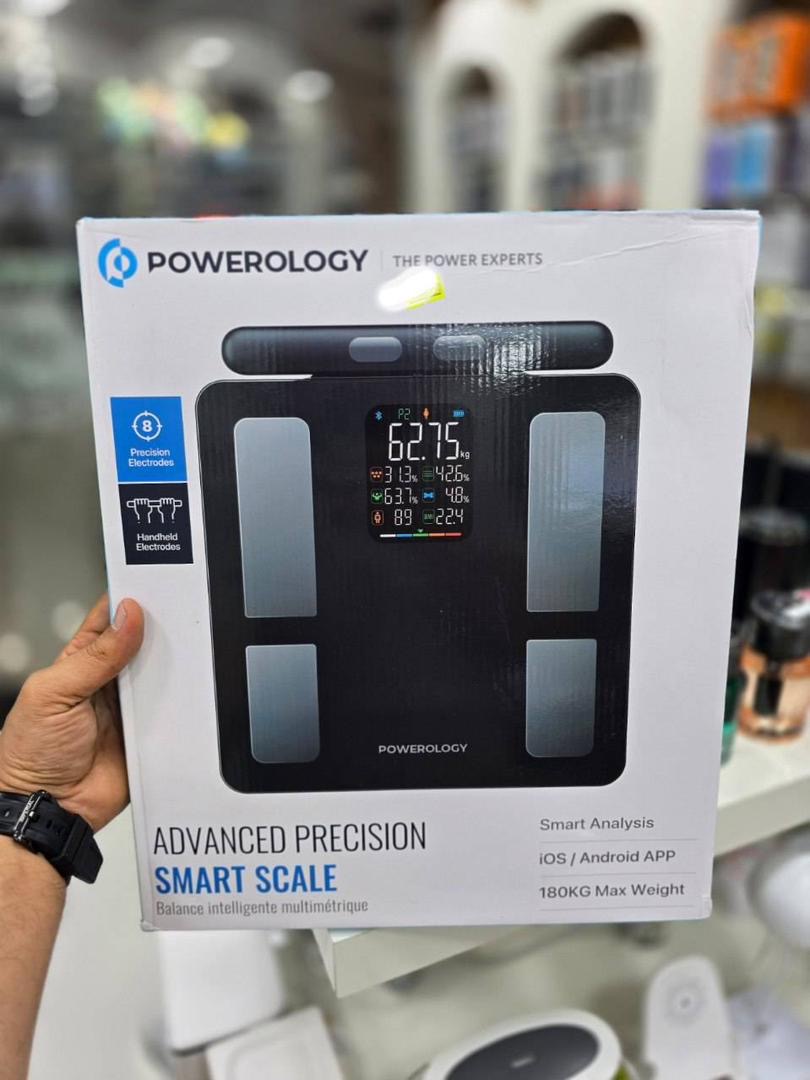 ترازو هوشمند پاوِرولوژی (Powerology Smart Scale) مدل P8EBSCALE   ضمانت سلامت گارانتی تست و‌مرجوعی در صورت ایراد ارسال فوری